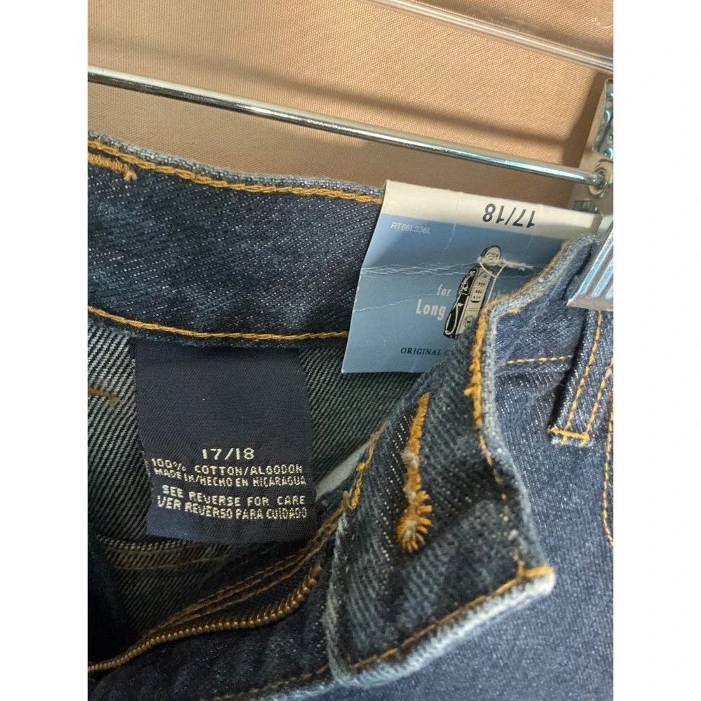 Route 66 Denim Shorts Women 17/18 Blue New High Rise 8in Inseam RT66L336L